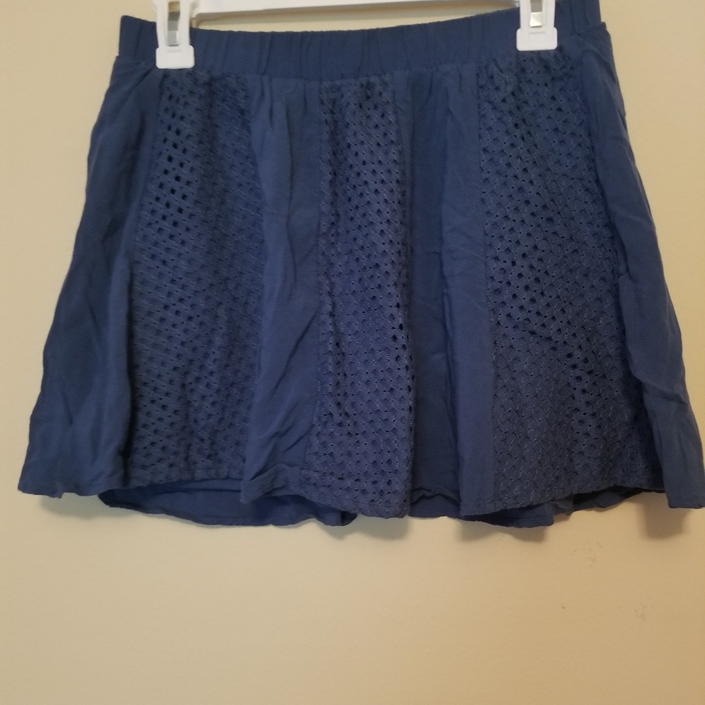 Powder blue skirt
